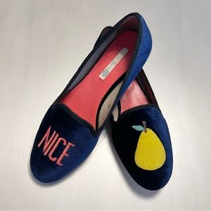 Boden “Nice Pair” Velvet Flats